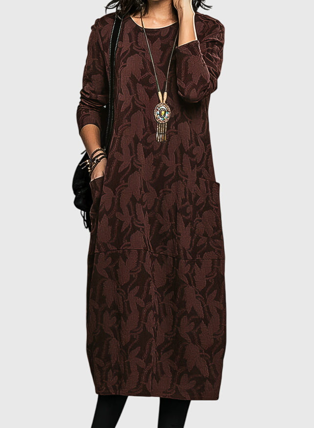 Victoria | Casual Round Neck Dress – view 2