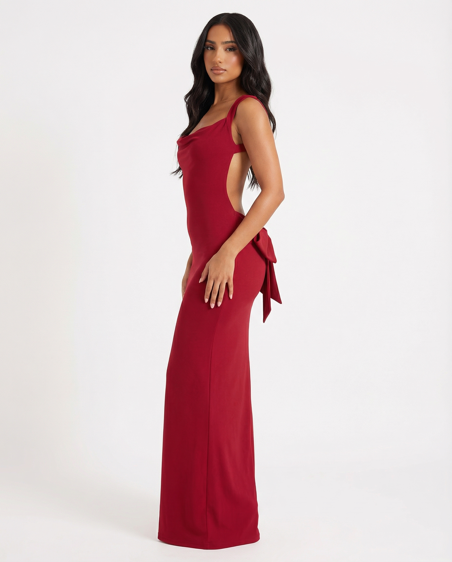 Mae | Sleeveless Backless Maxi Dress – view 3