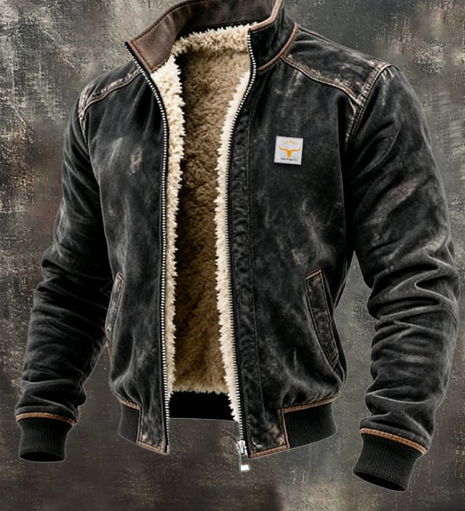 Marin | Retro-Inspired Jacket with Cozy Sherpa Lining – view 2
