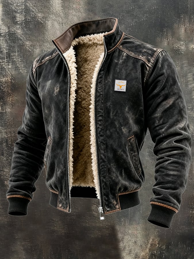Marin | Retro-Inspired Jacket with Cozy Sherpa Lining – view 2