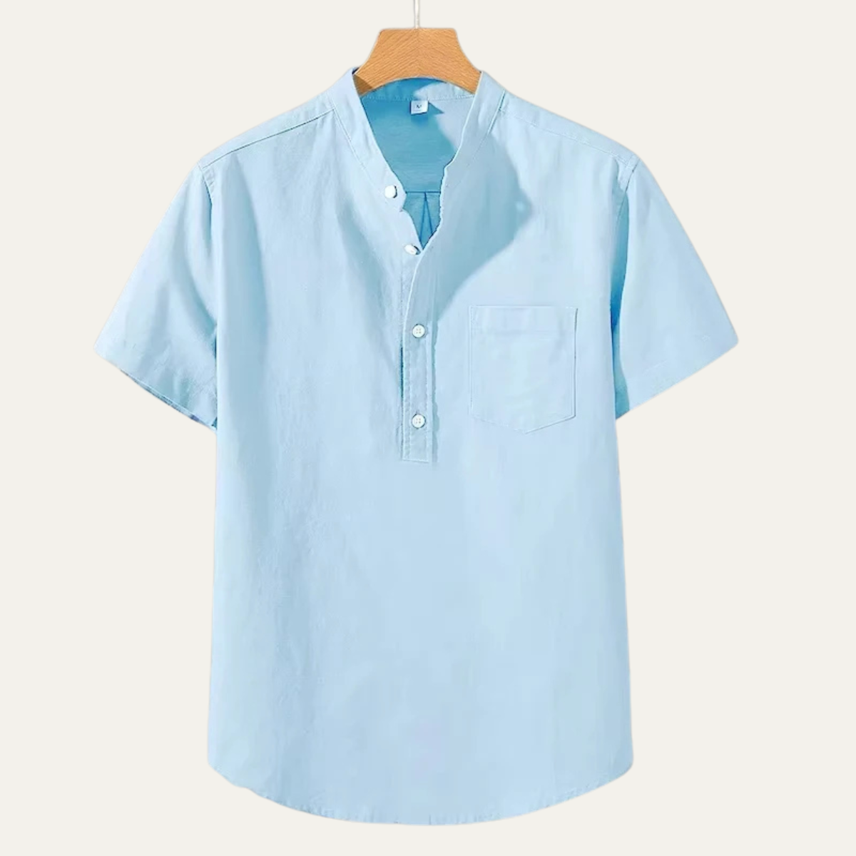 The Piccadilly Men’s Soft Summer Basic Shirt with Chest Pocket – view 7