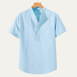 The Piccadilly Men’s Soft Summer Basic Shirt with Chest Pocket – view 7