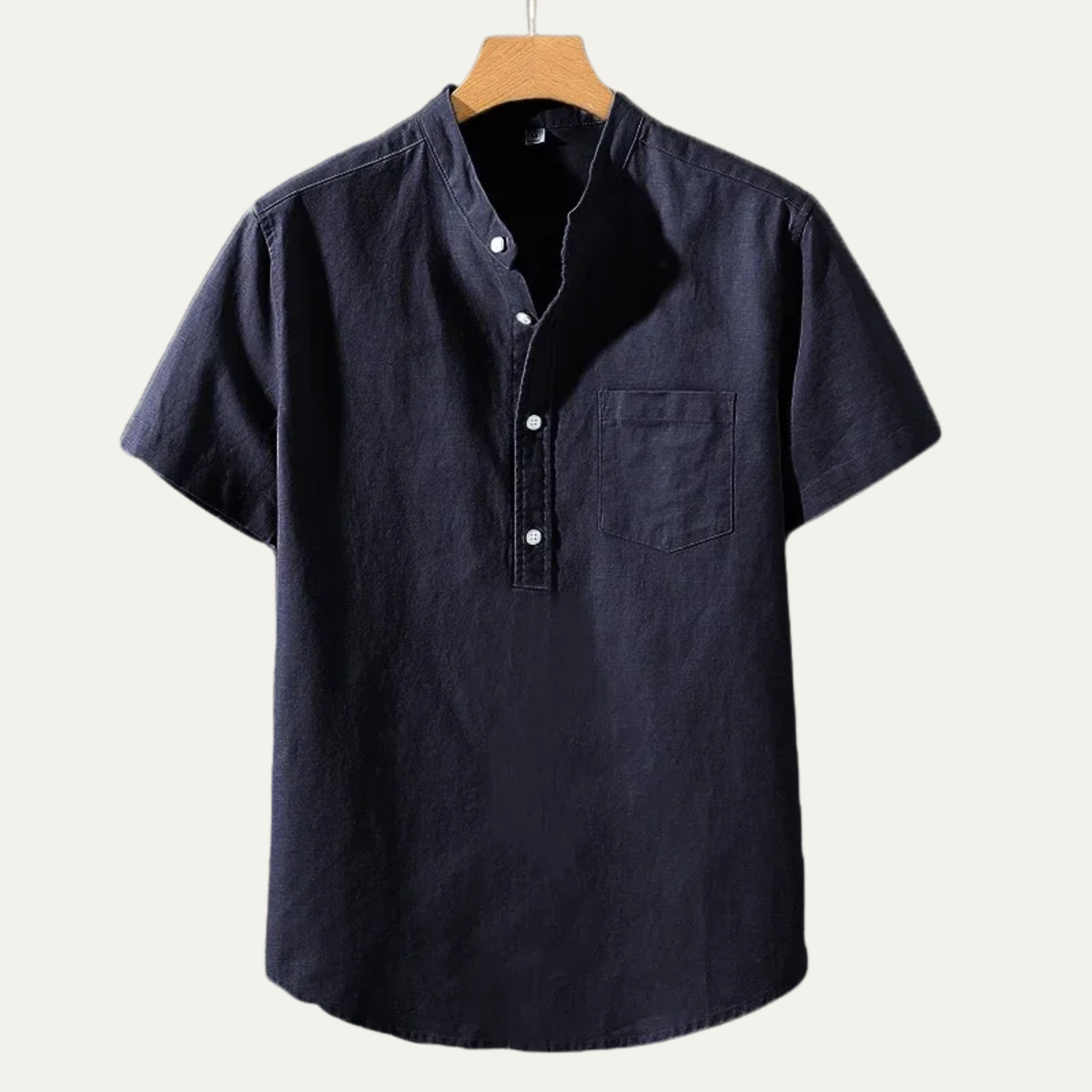 The Piccadilly Men’s Soft Summer Basic Shirt with Chest Pocket – view 9