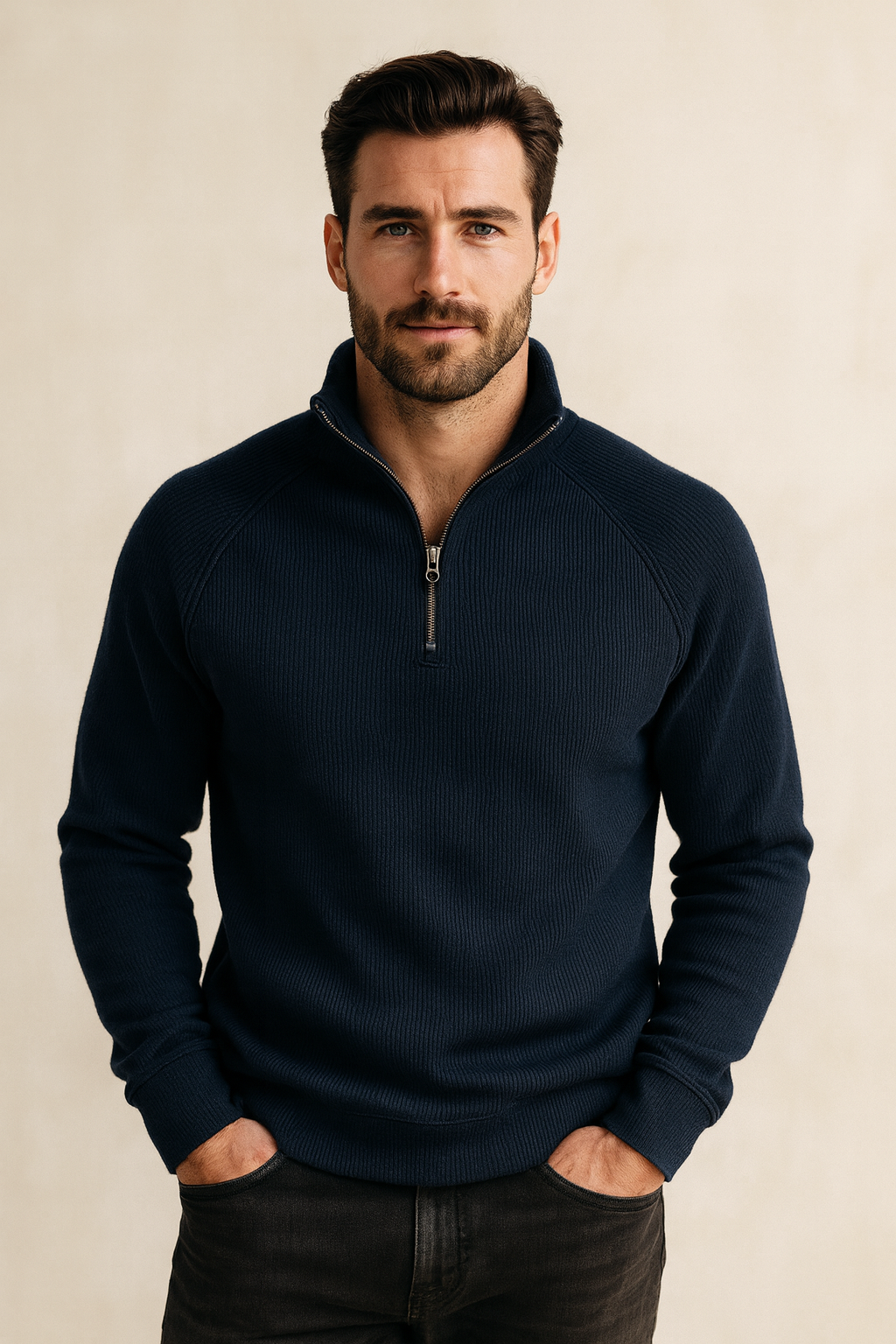 Owen | High-Collar Fleece Vest – view 12