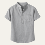 The Piccadilly Men’s Soft Summer Basic Shirt with Chest Pocket