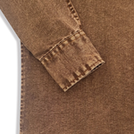 The Foxhaven Men’s Brown Vintage Washed Denim Shirt – view 5