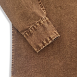 The Foxhaven Men’s Brown Vintage Washed Denim Shirt – view 5