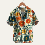 The Stonecrest Hill Men’s Hawaiian Tropical Button-Up Beach Shirt – view 2