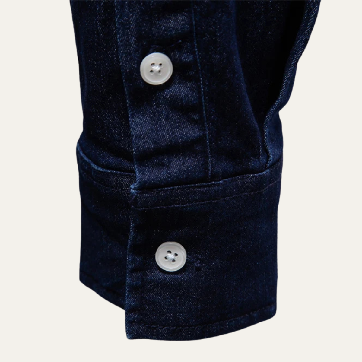 The Crestfall Ridge Men’s Slim Fit Denim Shirt with Double Pockets – view 5