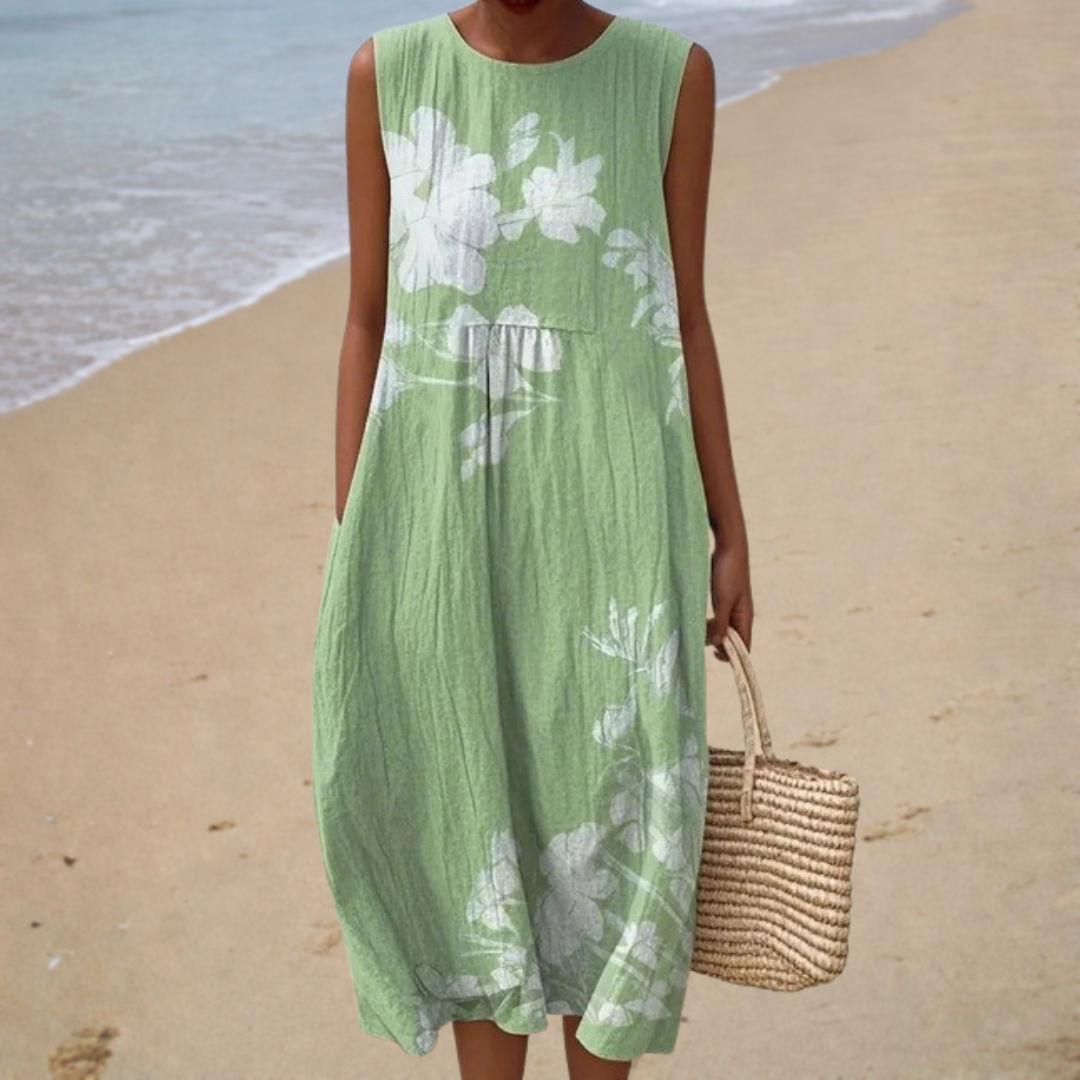 Éwan - Comfortable Sleeveless Summer Dress – view 2