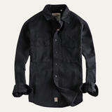 The Oak River Men's Safari Style Button-Up Workwear Shirt – view 2