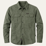 The Ashton Ridge Men’s Solid Colour Multi Pocket Cargo Shirt