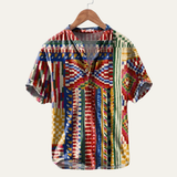 The Crestmoor Men’s Hawaiian Tropical Button-Up Soft Shirt – view 3