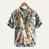 The Crestmoor Men’s Hawaiian Tropical Button-Up Soft Shirt – view 2