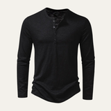 The Berkshire Men’s Casual Button Neck Henley T-Shirt