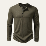 The Berkshire Men’s Casual Button Neck Henley T-Shirt – view 9