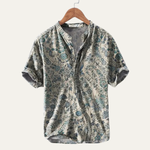 The Stonecrest Hill Men’s Hawaiian Tropical Button-Up Beach Shirt – view 3