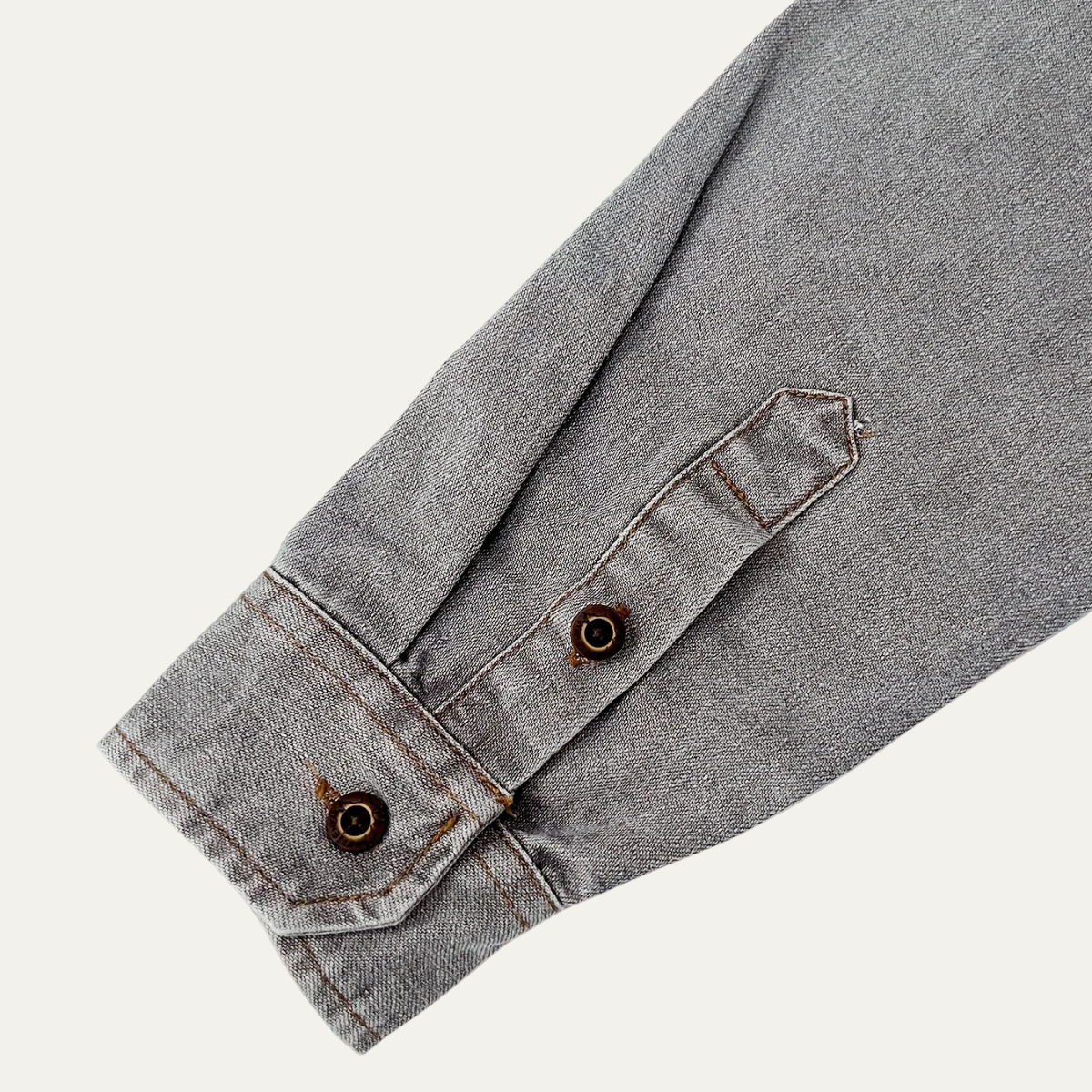 The Millridge Men’s Casual Denim Shirt with Double Pockets – view 6