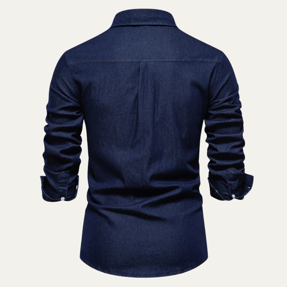 The Crestfall Ridge Men’s Slim Fit Denim Shirt with Double Pockets – view 6