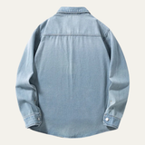 The Meadowlark Hill Men’s Vintage Denim Smart Shirt – view 2