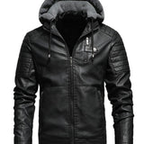Matej | Padded Hooded Jacket with Look Finish – view 4