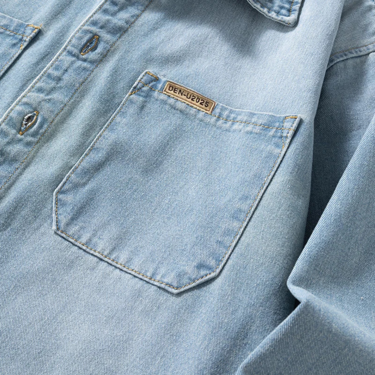 The Meadowlark Hill Men’s Vintage Denim Smart Shirt – view 4