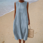 Enzo - Comfortable Sleeveless Summer Dress – view 2