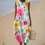 Manon - Comfortable Sleeveless Summer Dress – view 2