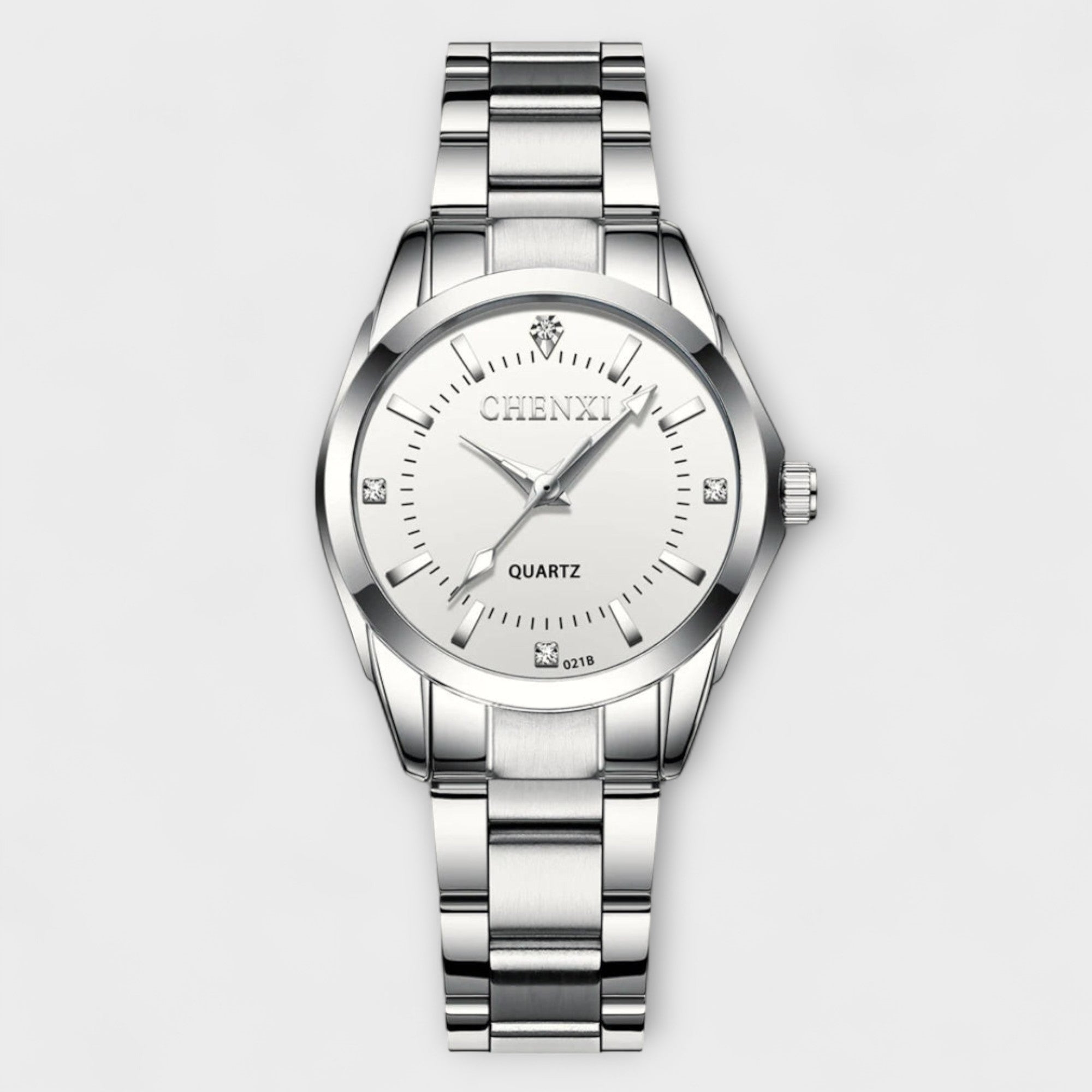Nika® Silver Watch featuring a Pink Dial – view 8