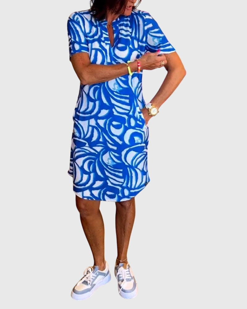 Jeanne | Flattering Avenue Walk Dress – view 10