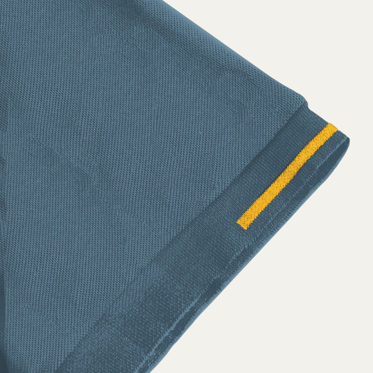 The Meadowcrest Ridge Men’s Polo Shirt with Contrast Trim – Blue – view 4