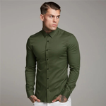The Biarritz Men’s Smart Casual Button Up Slim Fit Dress Shirt – view 6