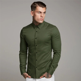 The Biarritz Men’s Smart Casual Button Up Slim Fit Dress Shirt – view 6