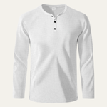 The Pinecrest Creek Men’s Casual Waffle Henley Thermal Shirt