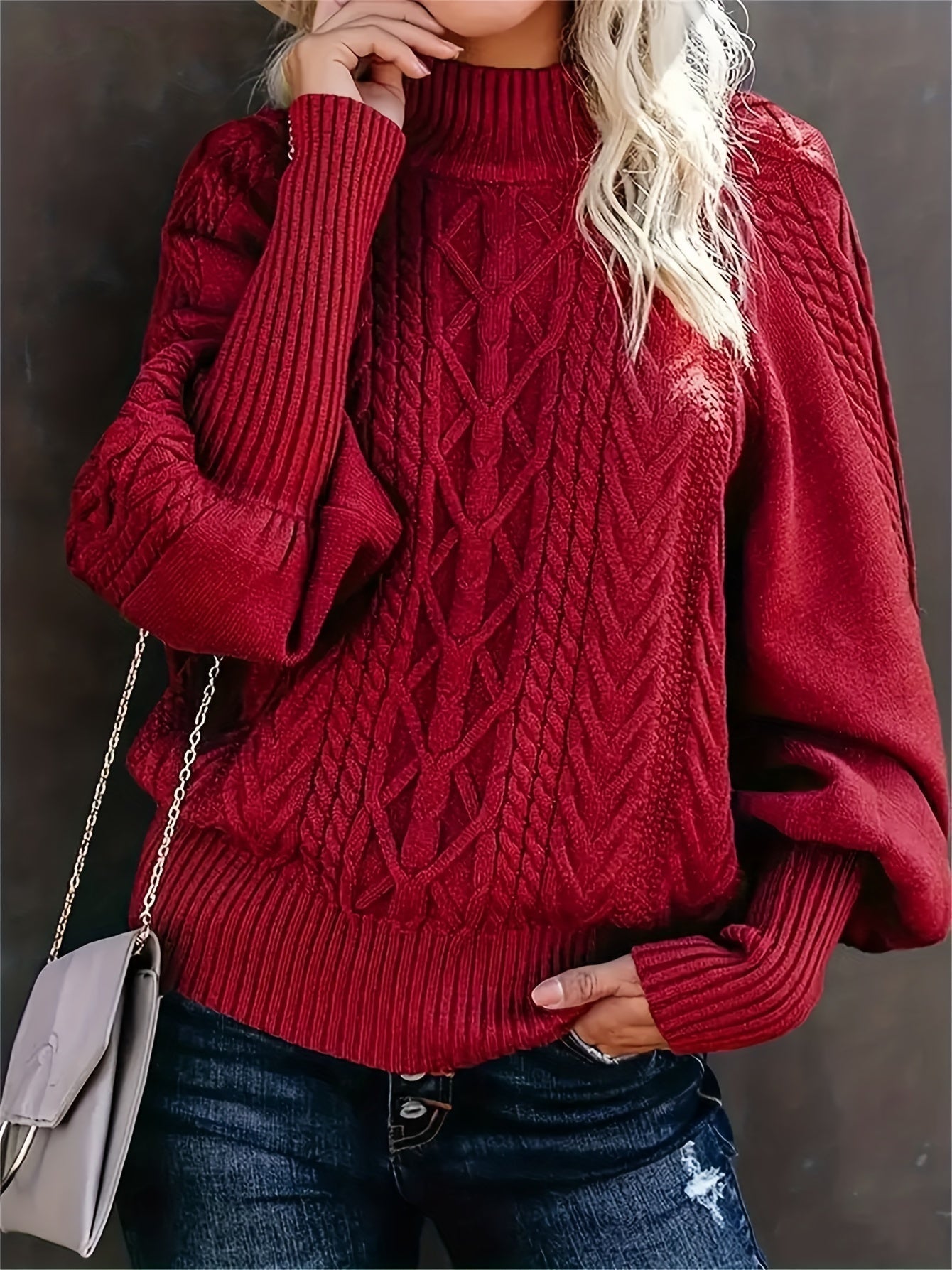 Lory | Relaxed Fit Long Sleeve Sweater – view 2