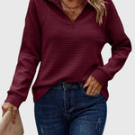 Christine | Stylish Half-Zip Sweater – view 6