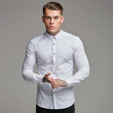 The Biarritz Men’s Smart Casual Button Up Slim Fit Dress Shirt – view 4