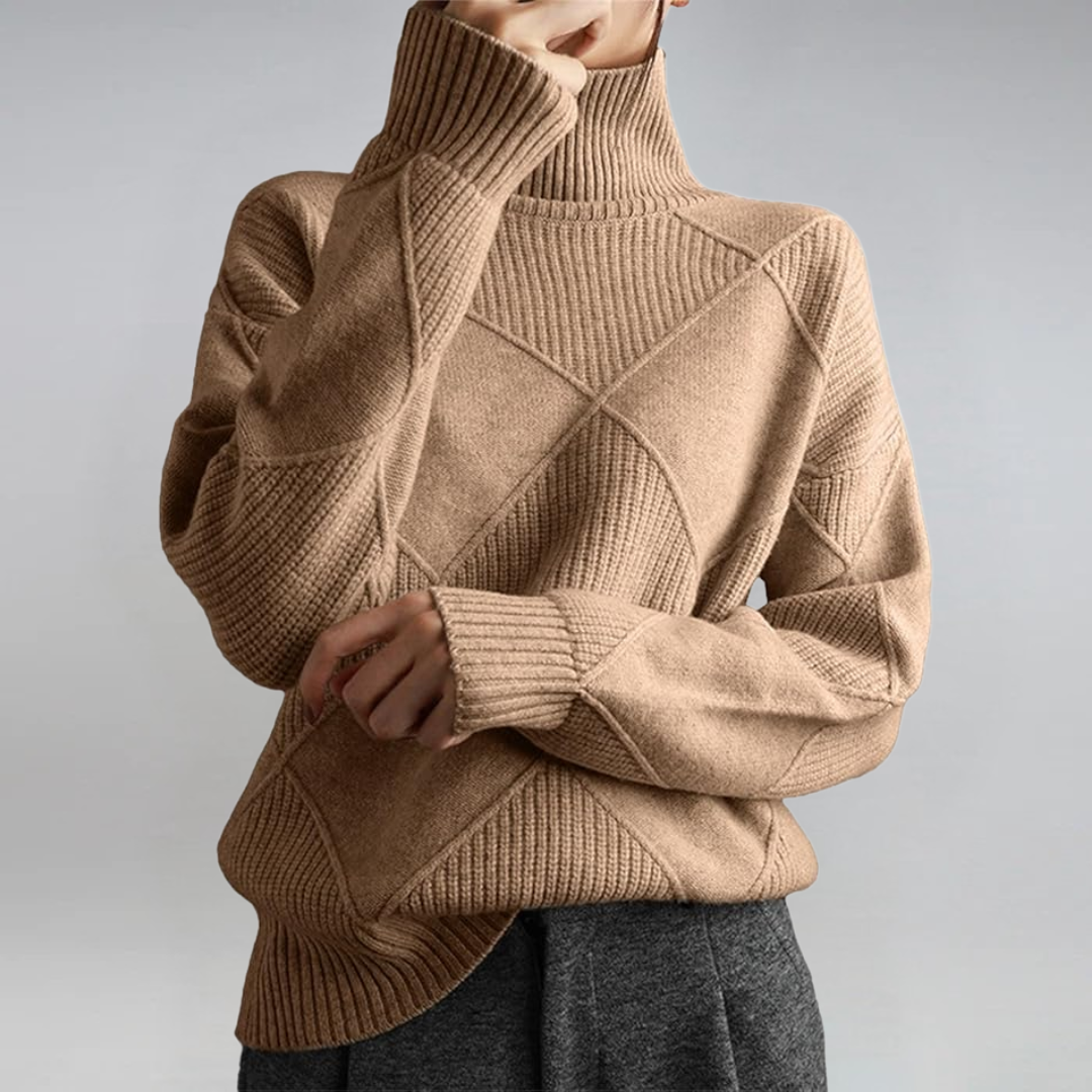 Anne | Premium Roll Neck Sweater – view 3