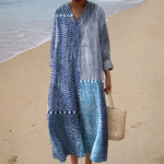 Lou - Flattering Printed Summer Dress – view 2