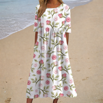 Thais - Chic and Comfortable Long Flowing Dress – view 2