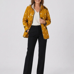Dympna cats and stars quilted jacket for women | Ellie Dublin