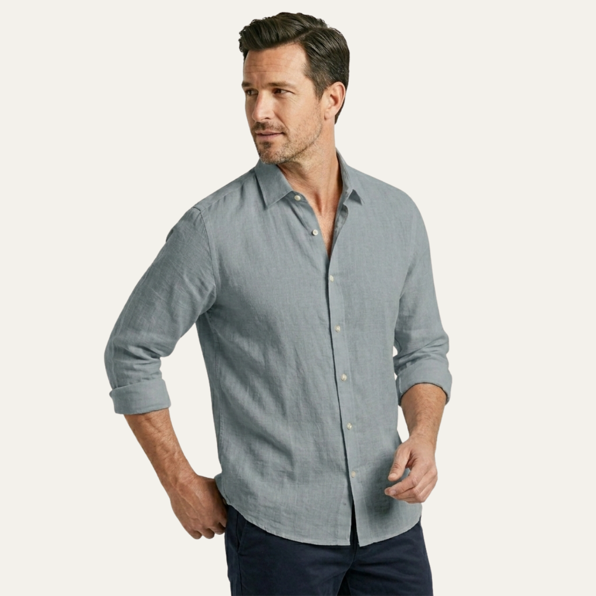 The Meadowrun Men’s Trendy Button-Up Shirt – view 6