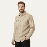 The Cedarfield Men’s Solid Colour Multi Pocket Soft Cargo Shirt – view 2