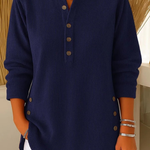 Neva button henley tunic, fourth colourway | Ellie Dublin