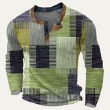 The Bluefield Men’s Textured Patchwork Design Polo Shirt – view 3
