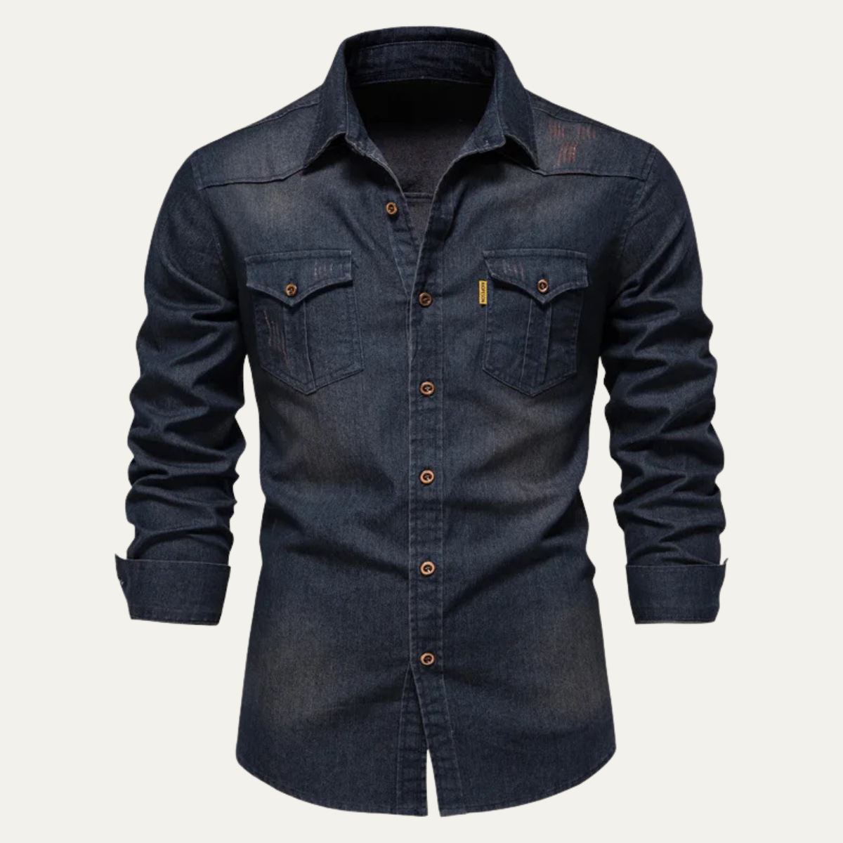 The Roseland Men’s Trendy Slim Fit Stand Collar Shirt
