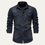 The Roseland Men’s Trendy Slim Fit Stand Collar Shirt