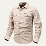 The Norcia Men’s Military Tactical Shirt with Pockets – view 3