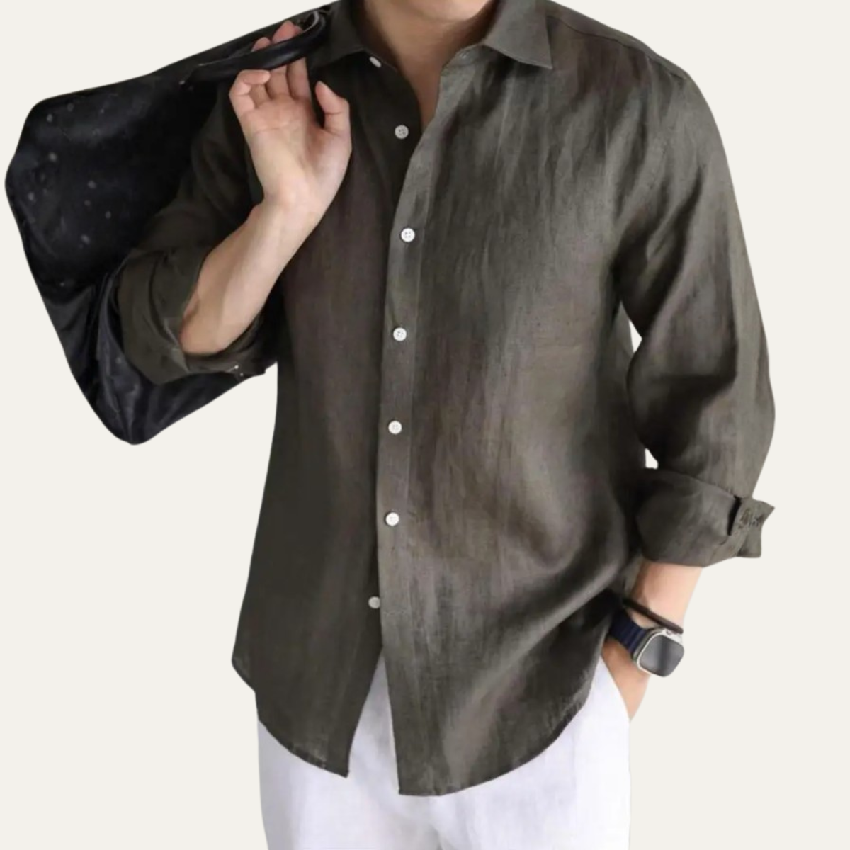 The Oakfield Men’s British Style Casual Business Shirt – view 3
