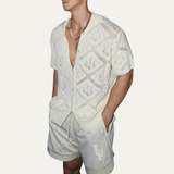 The Briarstone Men’s Vintage Hollow Out Knit Summer Top – view 3